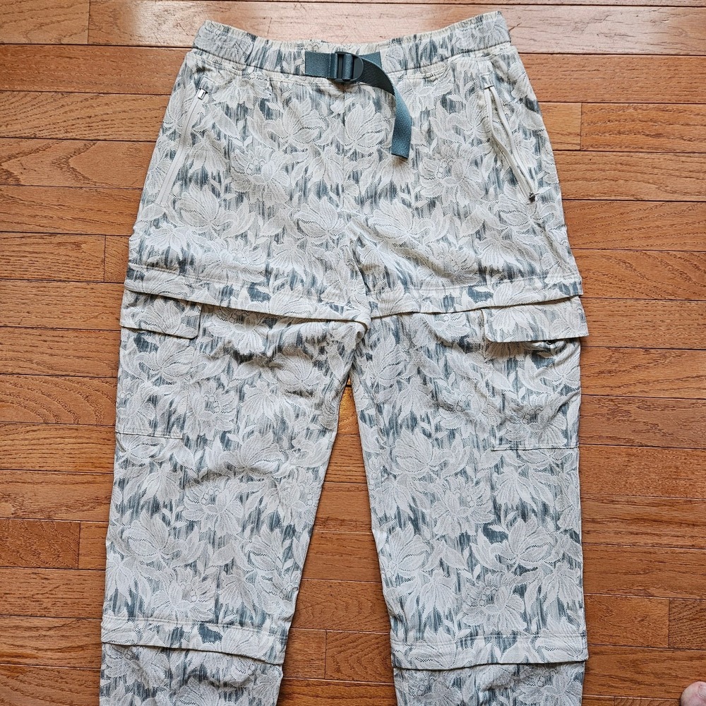 Athleta Trekkie Convertible Pants Women’s 8 Sage Hiking Travel Outdoor Shorts - Picture 3 of 10